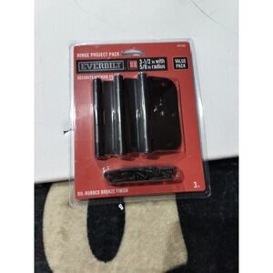 3-Pack EVERBILT 3-1/2" with 5/8" Radius Hinge *** Oil-Rubbed Bronze 478 030
